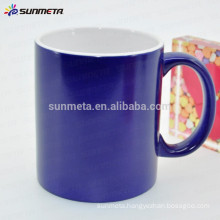 porcelain blank color change mug for sublimation printing with high quality